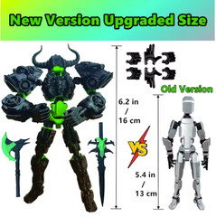 Titan 13 Articulated Robot Action Figure Fully Posable Desktop Toy