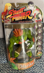 Street Fighter Blanka Action Figure (Resaurus, Round One Series)