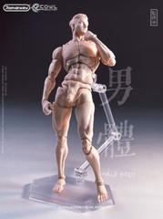 Romankey X COWL 1/12 White Joint Flexible Head 6″ Male Action Figure Body Doll