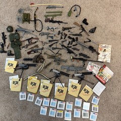Huge Lot Of Vintage Hasbro 12in G.I. Joe, 21st Century Soldier Weapons And More