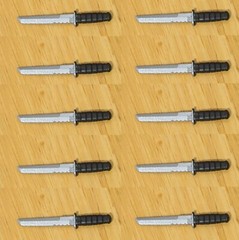 10x Marvel Legends KNIFE Custom Figure Fodder (Shield 3 Pack Nick Fury Dugan)