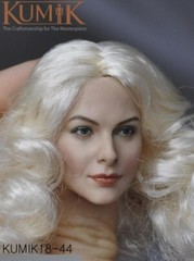 1/6 female Head Sculpt KM 18-44 For 12″ Figure Phicen HOT TOYS KUMIK ❶USA❶