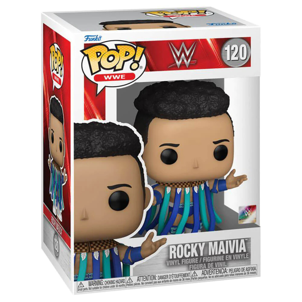 Funko Pop WWE Rocky Maivia Collectible Vinyl Figure Ages Three Years and Up