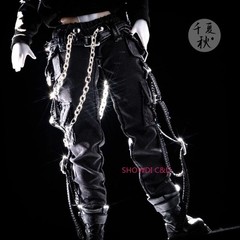 1/12 Scale Female Black Functional Clothing Set Model Fit 6” Action Figure Body