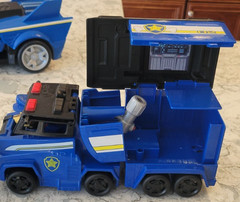 PAW Patrol Toy Car Chase Mighty Pups Police Blue Car Truck Lights Sound Lot of 3