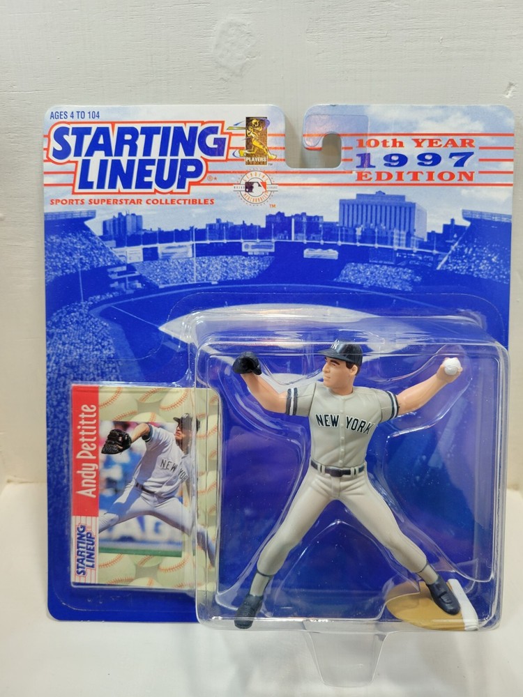 1997 STARTING LINEUP KENNER NIP FREE SHIPPING ANDY PETTITE NEW YORK YANKEES