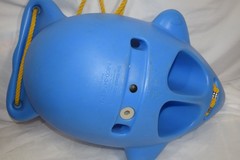 Step2 Step 2 Two Dolphin Swing Blue Toddler HTF GUC