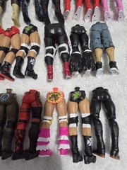MATTEL WWE LOT OF PARTS, THIS ONE IS LOWER BODIES. LOT C