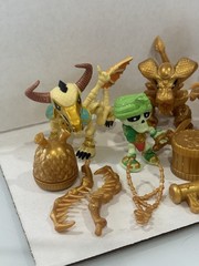 Moose Treasure X Figures Lot Gold Dragons Skeleton Mummy Dino Chests Weapons