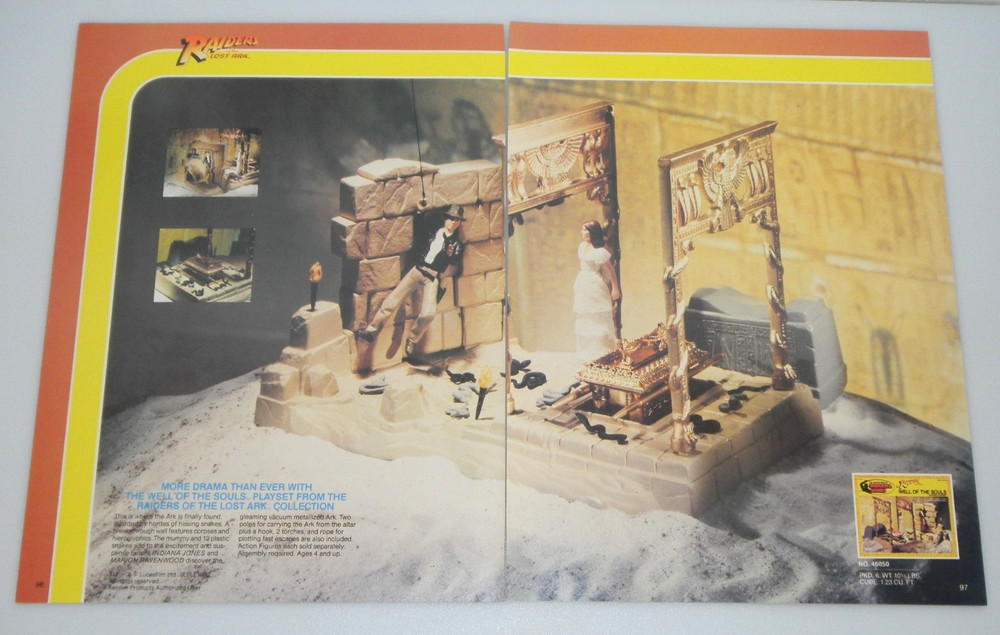 Well of the Souls 1982 Indiana Jones Raiders Lost Ark Vintage Magazine Trade Ad