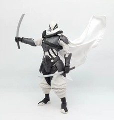 SU-MF-C-GM: White Wired cape for McFarlane DC Ghost-Maker Action Figure