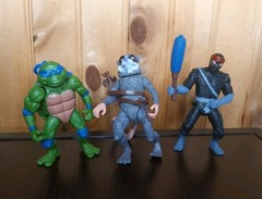 TMNT Lot of Fake Teenage Mutant Ninja Turtles Bootleg Splinter Leo Foot Soldier