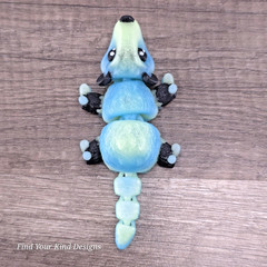 Glow-in-the-Dark Mini Opossum – 3D Printed Articulated Flexi Fidget Toy