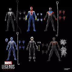 2025 Marvel GamerVerse SPIDER-MAN 2 Legends 6″ Scale Hasbro Figures (Set of 6pc)