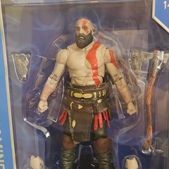 God of War Ragnarok Kratos Action Figure and Einherjar