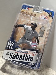 Mcfarlane CC Sabathia #52 NY Yankees MLB World Series #’d Figure Bronze #’d Fig