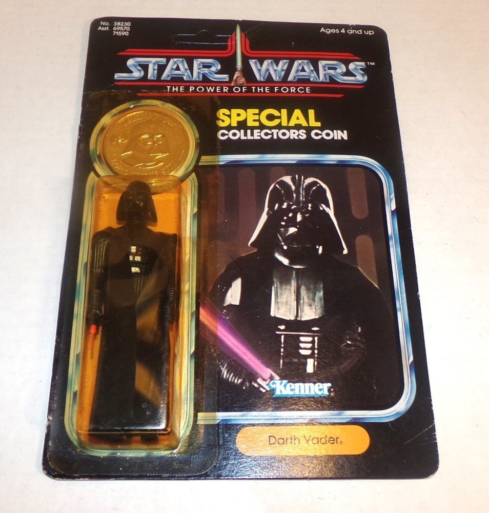 MOC 1985 Star Wars POTF Action Figure DARTH VADER 92 Back Unpunched Card