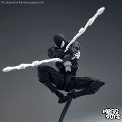 US Stock CT Toys Messtoys Symbiote Spider-Man Black Spider Action Figure Boxed