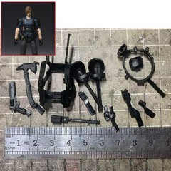 Unpainted 1/18 Tactical Vest Weapon Kits DIY 3.75″ Action Figure Accessories