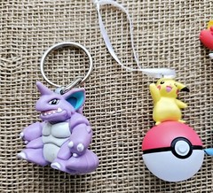 Lot Of 4 Pokemon Toy Figures 3″ Nidoking King Chain, 2″ Fennekun, 1″ Manaphy, 3″