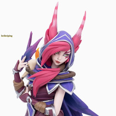 Official LoL League of Legends 26CM XAYAH Figure Model Statue Toy 26cm Xmas Gift