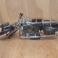 Military Motorcycle US Army Metal 1/16 Scale Gun Mount