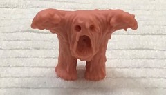 LUKE WELCH SCULPTURE RARE MUCKER SUCKER MINI FLESH COLOR RESIN FIGURE W/ STICKER