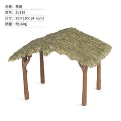 1/18 Scale Diy Small Wooden House Scene Props For Figure Model Kid Emulation Toy