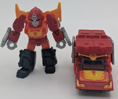Transformers Blokees Defender Ver 4 Rodimus Prime Standard w/Vehicle – Model Kit