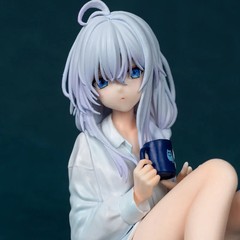 11cm The Journey Of Elaina Elaina Sitting In Pajamas Anime Girl Figure Model