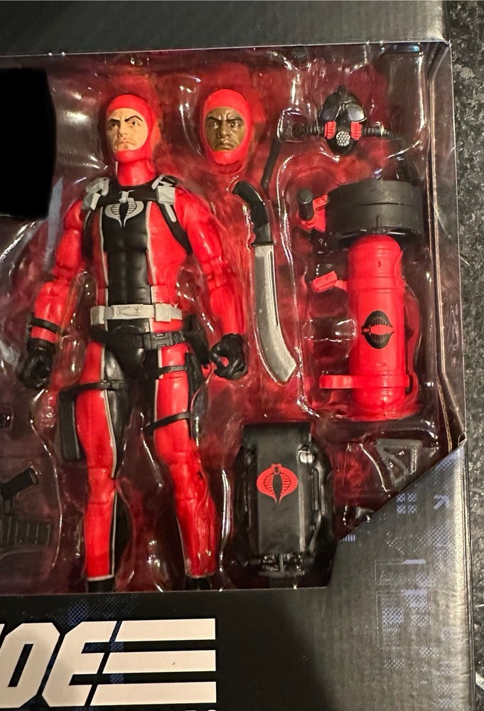 Hasbro G.I. Joe Classified Series #169 Cobra Diver. Red Diver Only.