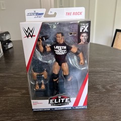 THE ROCK WWE ELITE SMACKDOWN LIVE COLLECTOR’S EDITION TRUE FX FIGURE (SEALED)