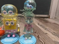 Miniso Nickelodeon SpongeBob Jellyfish Figure Blind Box Set Of 3 Open