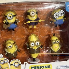 MINIONS Action Figures Kevin Stuart Bob 6pc Set Thinkway Toys NEW