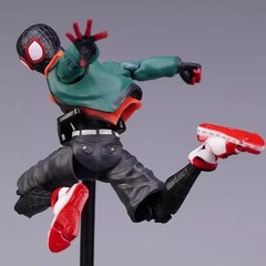 Spider-Man Action Figure Miles Morales Into The Spider Verse Toy Gift With Box