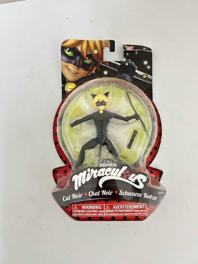 Miraculous CAT NOIR ACTION FIGURE Bandai Brand New!