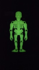 COMPLETE Sega Pocket Power Glo-Bones Skeleton 100% Figure & Items RARE 1988 Tyco