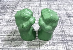 Vintage Marvel Incredible Hulk Foam Smash Fist Hands Sound Tested Both Work