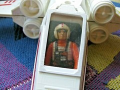 CUSTOM REPLACEMENT CANOPY for Vtg Kenner Star Wars WHITE X-Wing Plastic Windows