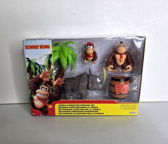 Jakks Pacific Donkey Kong Jungle Adventure Diorama Figure Set – NEW