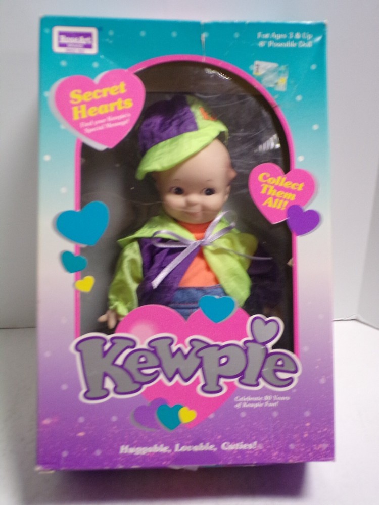 Freckles – 1993 Kewpie Secret Hearts 8” Poseable Doll by Rose Art – 012624JET