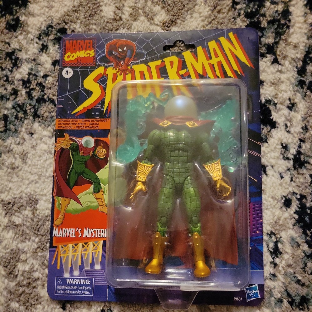 Hasbro Spider-Man Marvel Legends Retro Card MYSTERIO 6″ Figure Sealed MISB MIB