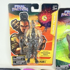 Final Faction Action Figure Weapons Alpha Khaan Amari Quake Synthoid Scourge F