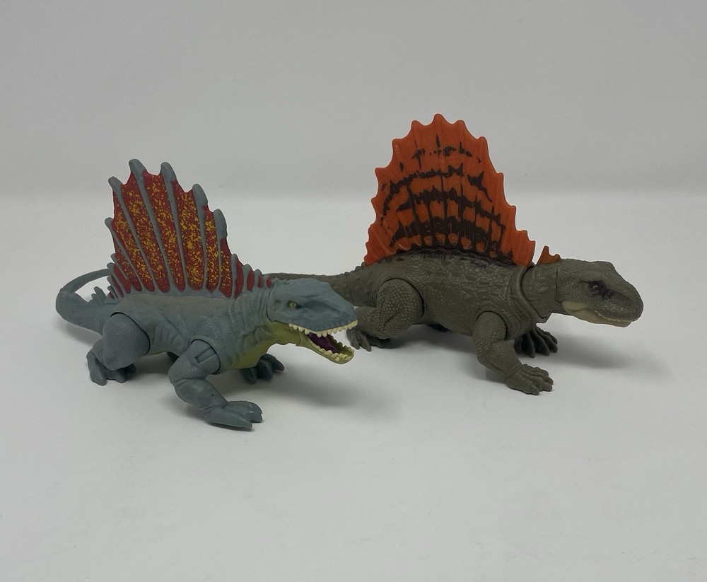 Mattel Jurassic World 2019 Dimetrodon x2 Figures No Box