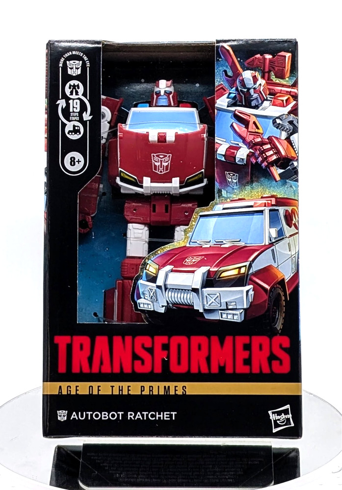 Hasbro/Takara Tomy Transformers Deluxe Class Age of the Primes AUTOBOT RATCHET!