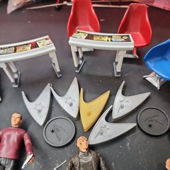 Star Trek Movie Galaxy Collection 8 Figure Lot 2009 Playmates Kirk Spock Sulu