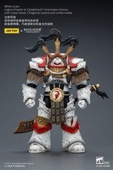 Joytoy Warhammer 30K White Scars Legion Praetor in Cataphractii Terminator