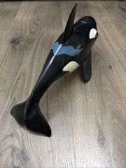 Vintage Chap Mei Toys R’ Us Orca Killer Whale 11″ Action Figure Toy Working Jaw
