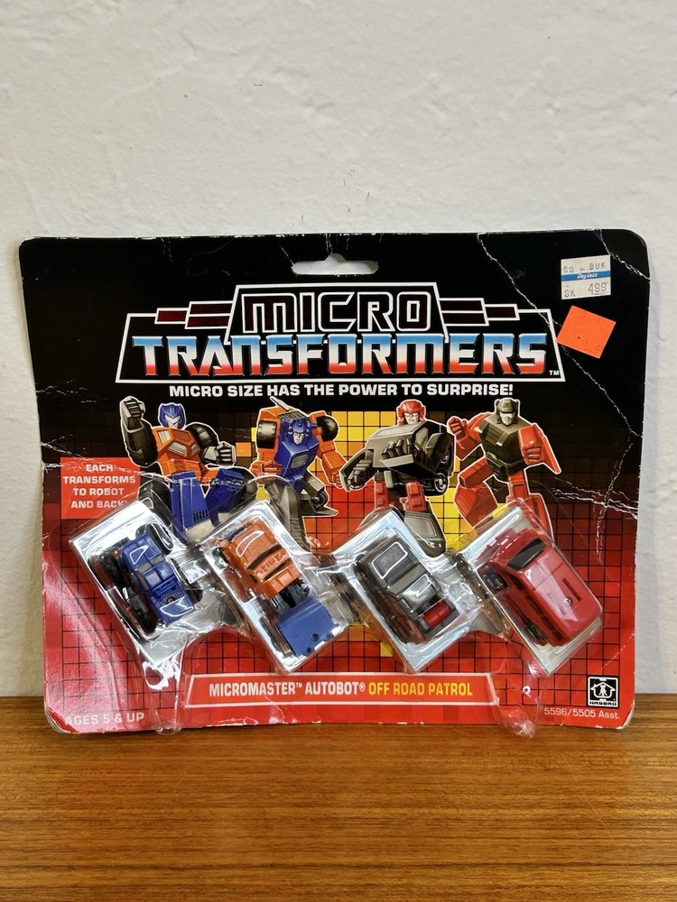 Vintage 1988 G1 Micro Transformers Off-Road Patrol SEALED Test Market Variant