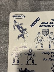 1985 Remco AWA All Star Wrestlers Wild Bill & Scott Irwin Mat Mania WWE Mattel